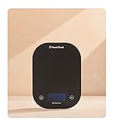 Digital Kitchen Food Scale - LCD Display Weight in Grams, Kilograms, Ounces, Fl Ounces, Millilite...