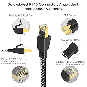 Gold Plated RJ45 Connector