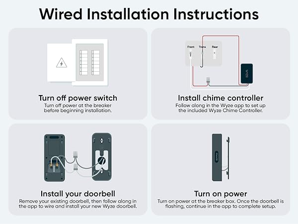 Wyze Video Doorbell v2 Wiring Instructions