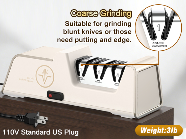 Electric knife sharpener