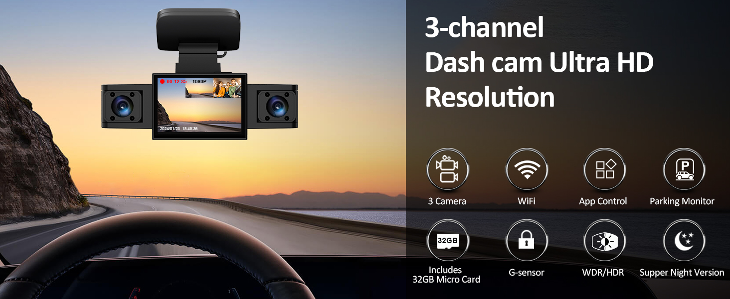 Dash Cam with WiFi