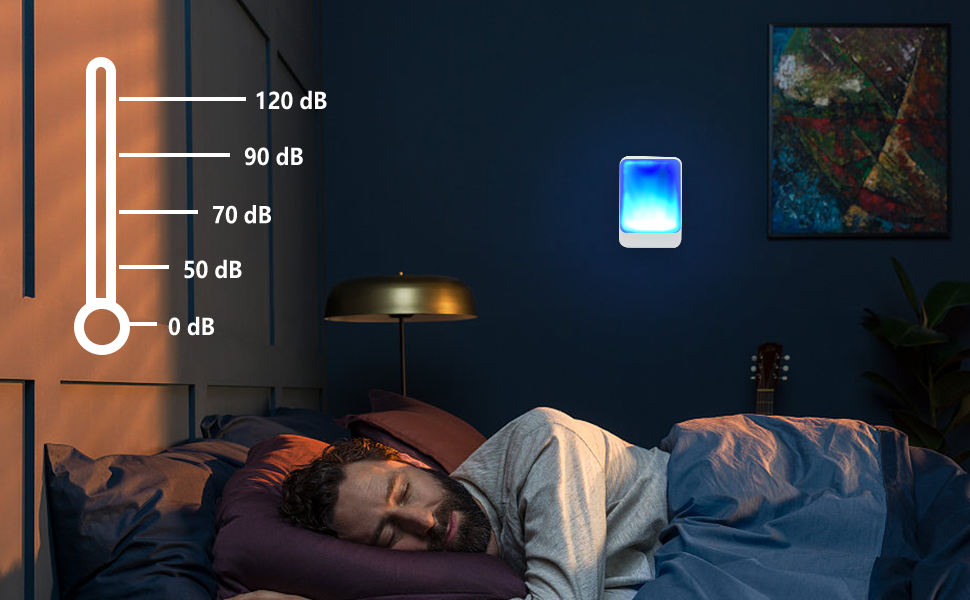 Flashing wireless doorbell