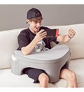 comehealthy Reading Pillow for Bed, Heart Shaped Gaming Pillow for lap, Lap Desk Pillow for Couch...
