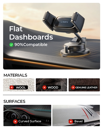 dashboard phone holder for car