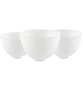 FOMIYES 3Pcs Silicone Facial Mixing Bowl DIY Cosmetic Mud Stirring Bowl Cup Facial Treatment Acce...