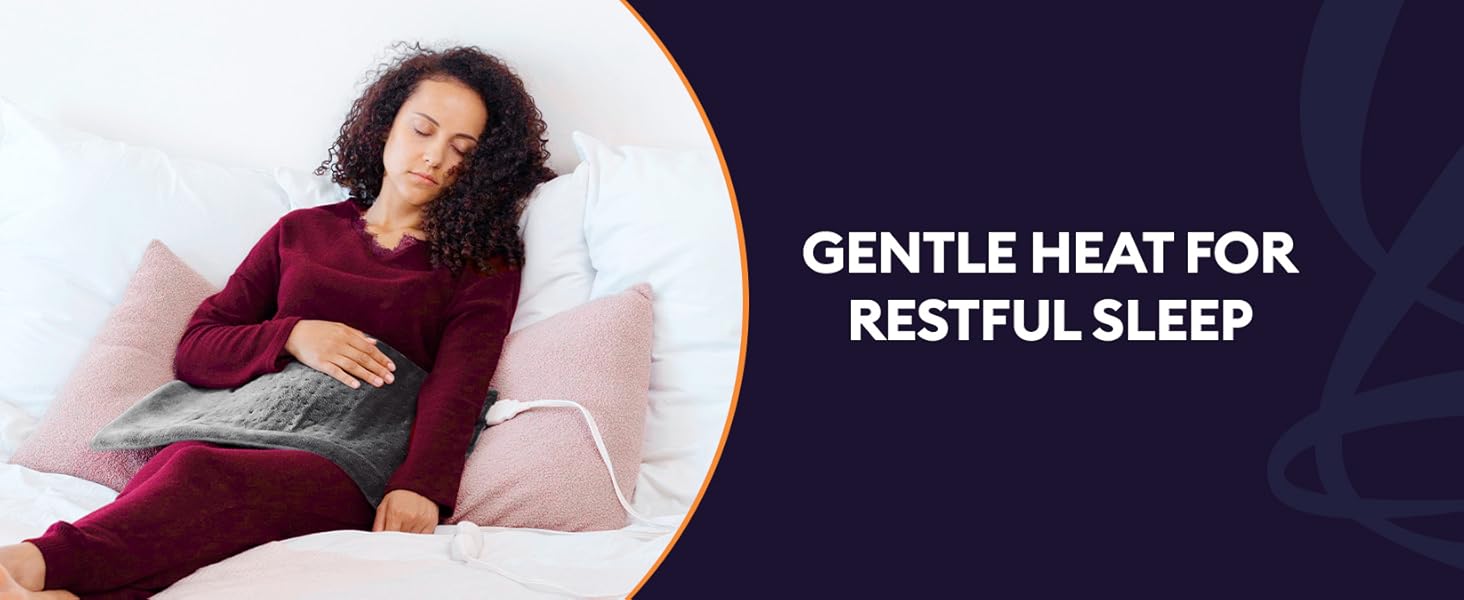 heating pad offers flexibility and convenience, allowing use in various positions