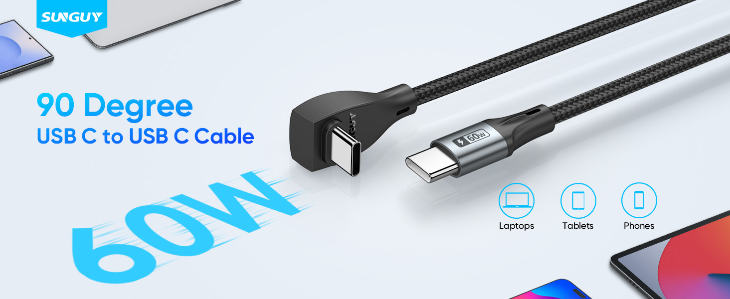 usb c cable right angle