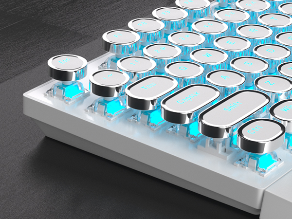 Typewriter Style Mechanical Keyboard