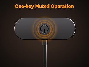 book reading light with One-key Muted Operation
