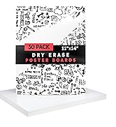 Dry Erase Poster Board Paper