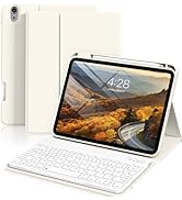 ZKTUYU for iPad (A16) 11th/10th Generation Case with Keyboard 11/10.9 inch 2025/2022, Detachable ...