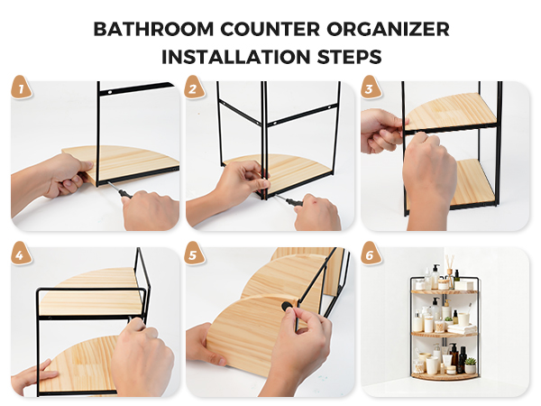 bathroom countertop organizer