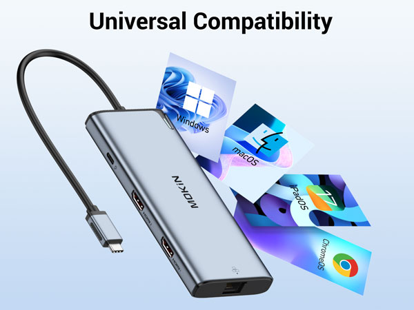 USB C Hub Multiport Adapter