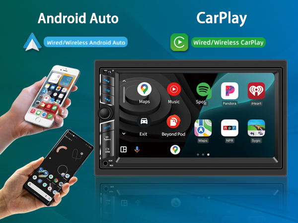 double din car stereo apple carplay
