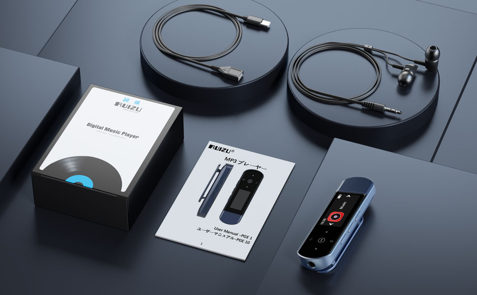 reproductor mp3 player with clip audiobook player USB MP3 Player Bluetooth flac M4A senior ipod nano