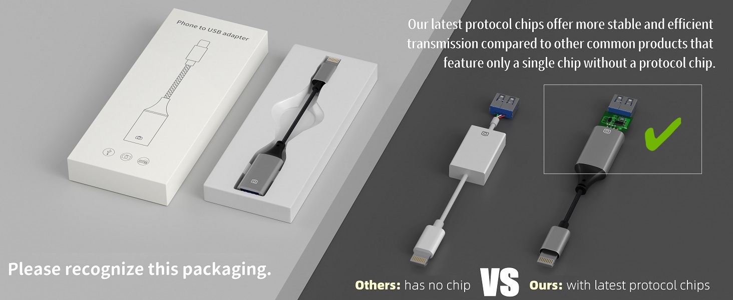 Lightning to USB adapter