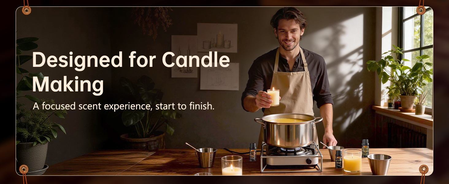 making candle
