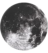 Round Gaming Mouse Pad Non Slip Rubber Mousepad 8.66x8.66x0.07 Inch with Stitched Edge Foldable M...