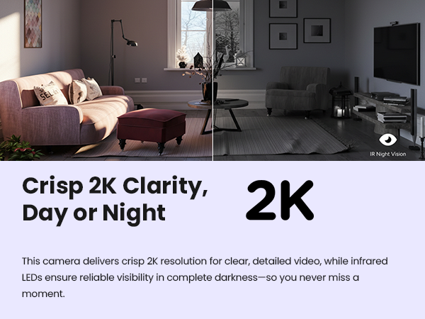 Crisp 2K Clarity, Day or Night