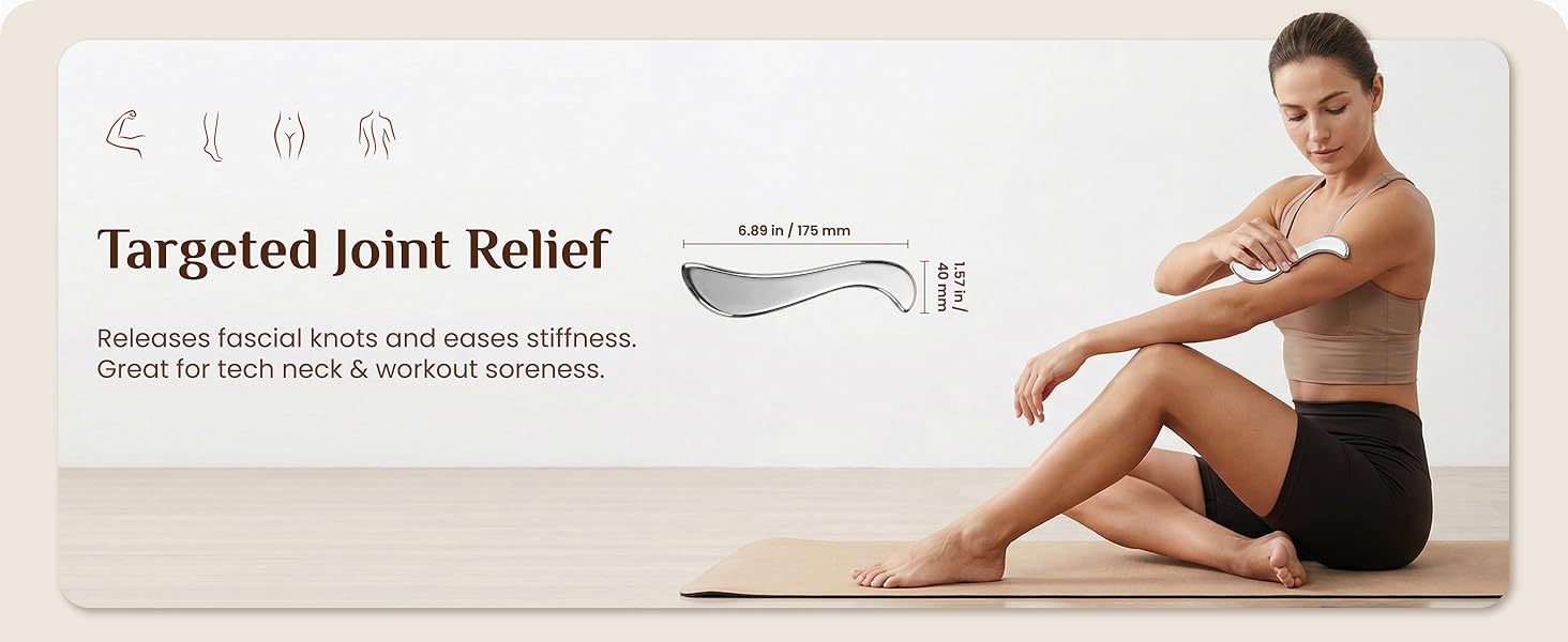 Rena Chris Muscle Scraper and Gua Sha Tool