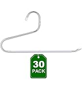DOIOWN Pants Trousers Jeans Hangers - 30 Pack Open Ended Pants Jean Hangers Space Saving Clothes ...