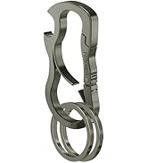 Idakekiy Stylish Carabiner Keychain Zinc Alloy Key Chain Bottle Opener