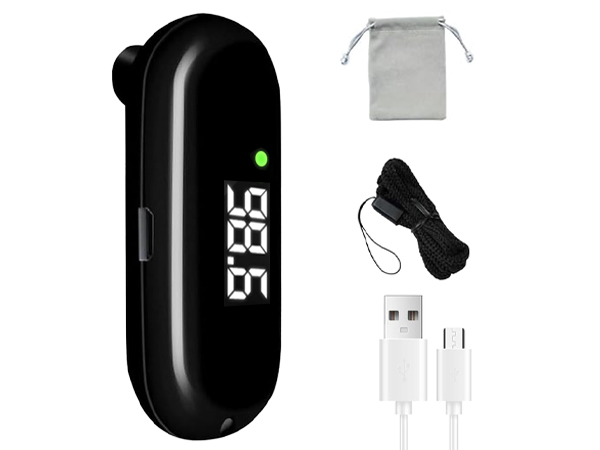 Thermometer Forehead Black