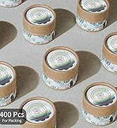 BESTIKER 2 Inch Holographic Thermal Sticker Labels Silver, 400pcs Printable Round Thermal Printer...