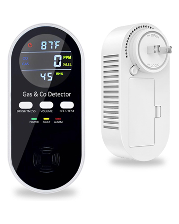 5 in 1 gas and carbon monoxide detector