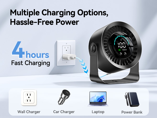 rechargeable fan portable