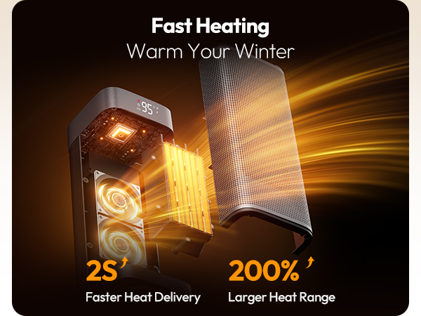 electric heater small space heater portable heaters for indoor use desk heater bathroom living room