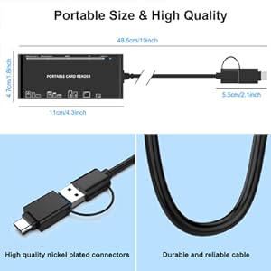 sd card reader usb c card reader multi card reader