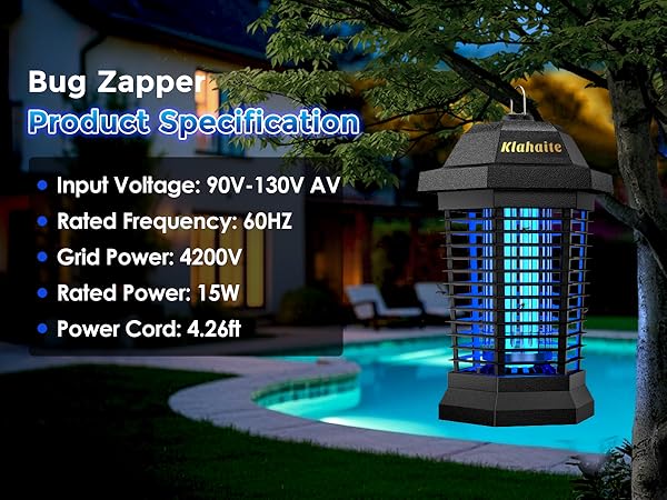 outdoor bug zapper