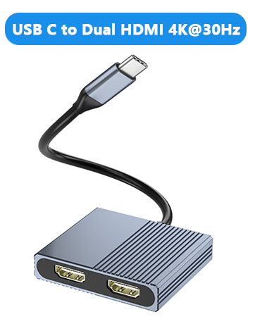 usb c to dual hdmi