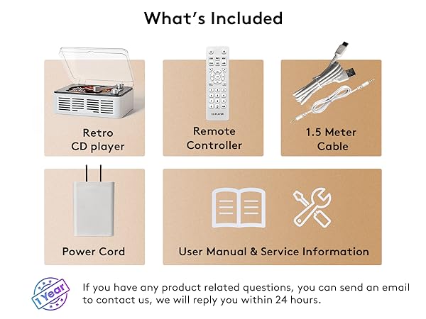 Items included in the box