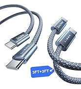 LISEN USB C to USB C Cable Fast Charging Cords 240W Type C Charger Fast Charging Cord Type C PS/2...