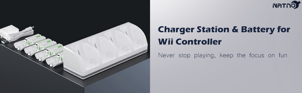 wii remote controller charger and battery