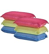Miracle Microfiber Sponges for Kitchen Kosher Non-Scratch Sponge Scrubber Heavy Duty Multi-Purpos...