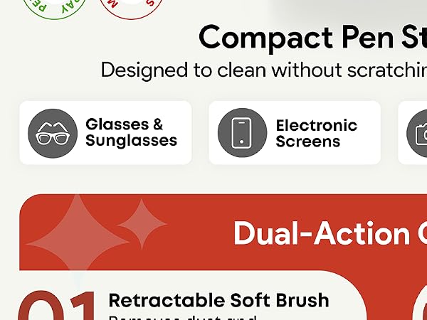 lens cleaning kit, camera cleaning kit, screen cleaner spray, eyeglass cleaning kit