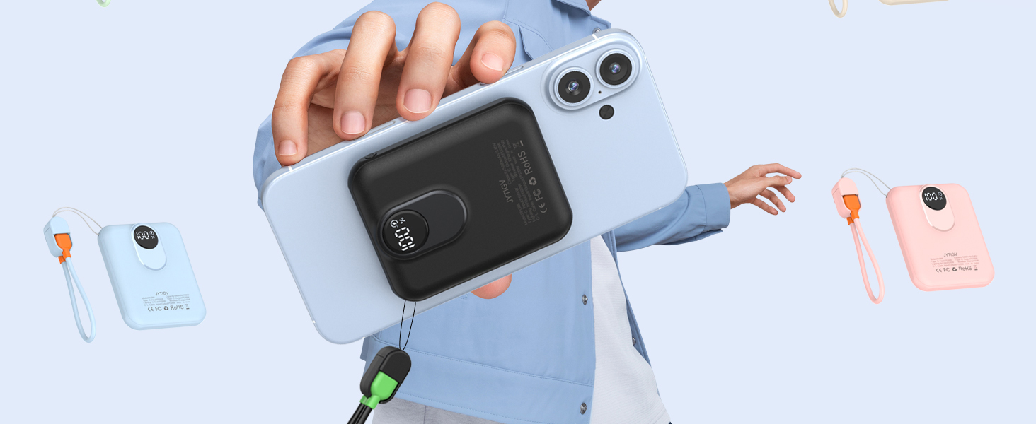 Small Magnetic Power Bank 500OmAh Mini Mag-safe Battery Pack