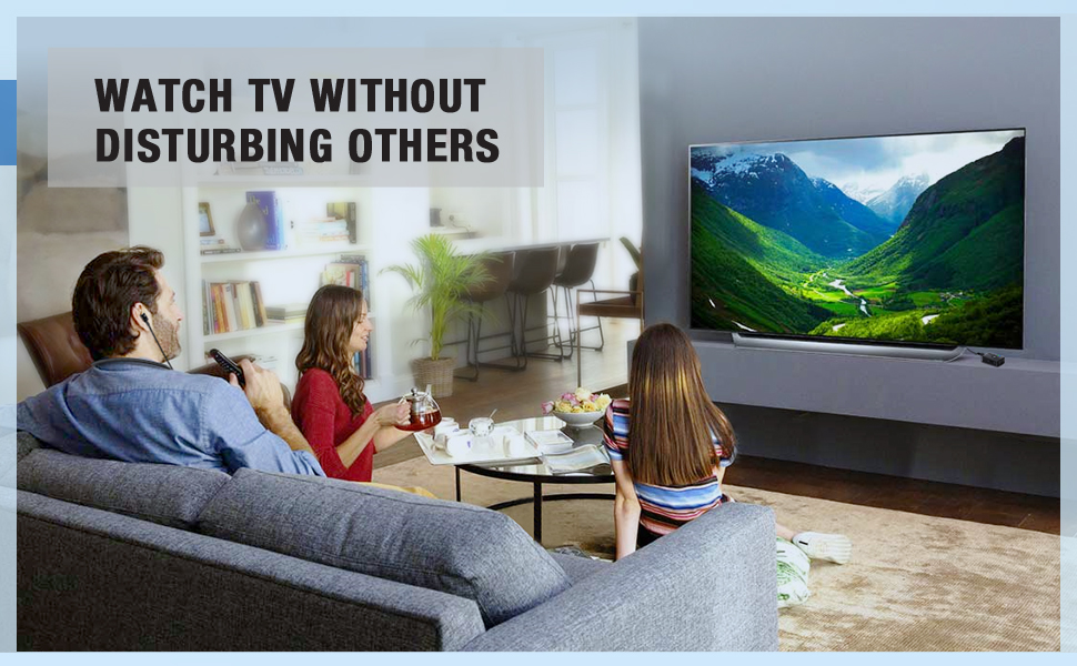 Watch TV without Disturbing others