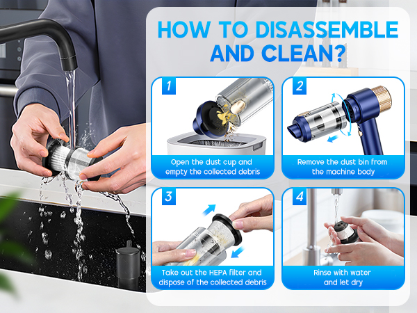 HOW TO DISASSEMBLE AND CLEAN?