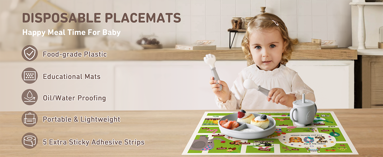 Disposable Placemats for Baby