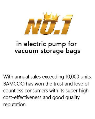 BAMCOO electric pump for vacuum storage bags