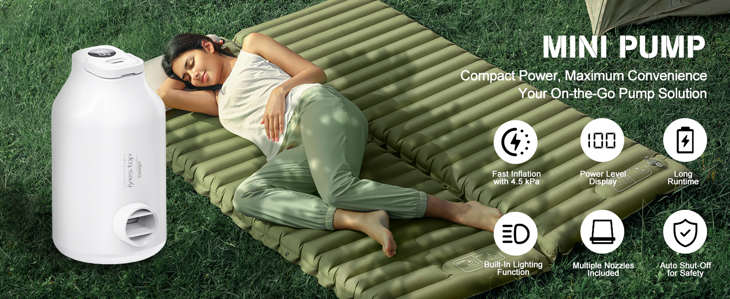 IYES.TOP Mini Portable Air Pump