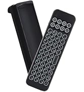 iPazzPort Mni Bluetooth Keyboard with Remote Sleeve,QWERTY Handheld Keyboard Wireless Portable, C...