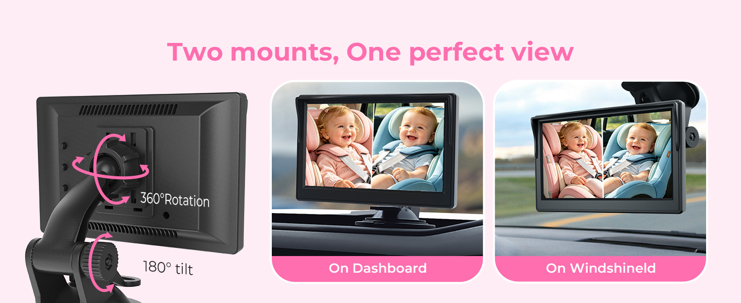baby car monitor with camera