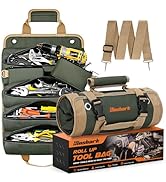 Gifts for Men, Stocking Stuffers for Adults Men Roll Up Tool Bag, Mens Gifts for Christmas Birthd...