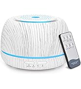 SEEDSEEL 300ML Essential Oil Diffuser, Remote Control Cool Mist Air Aromatherapy Diffuser Humidif...