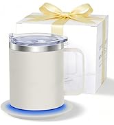 Zhenglu Coffee Warmer with Mug Set, Self Heating Coffee Cup, USB Powered Heated Mug Maintains 131...